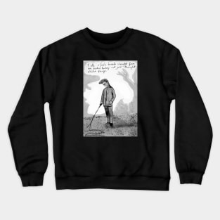 Backyard philosopher Crewneck Sweatshirt